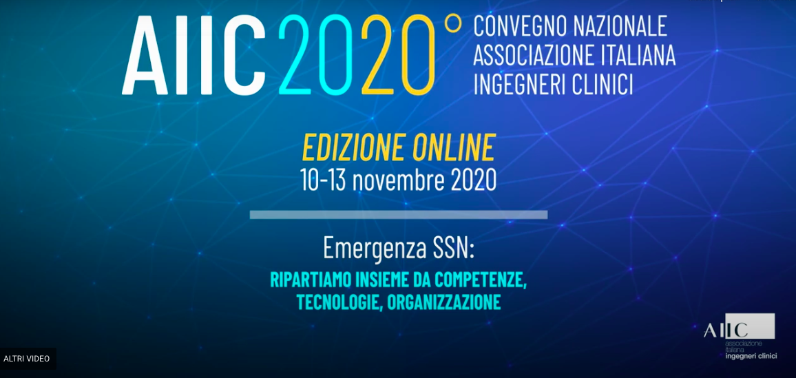 Convegno Nazionale AIIC 2020: emergenza SSN! Ripartiamo insieme da competenze, tecnologie, organizzazione